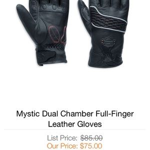 Harley-Davidson Other - Harley Davidson Women’s Leather Riding Gloves XS Harley-Davidson Other - Harley Davidson Women’s Leather Riding Gloves XS